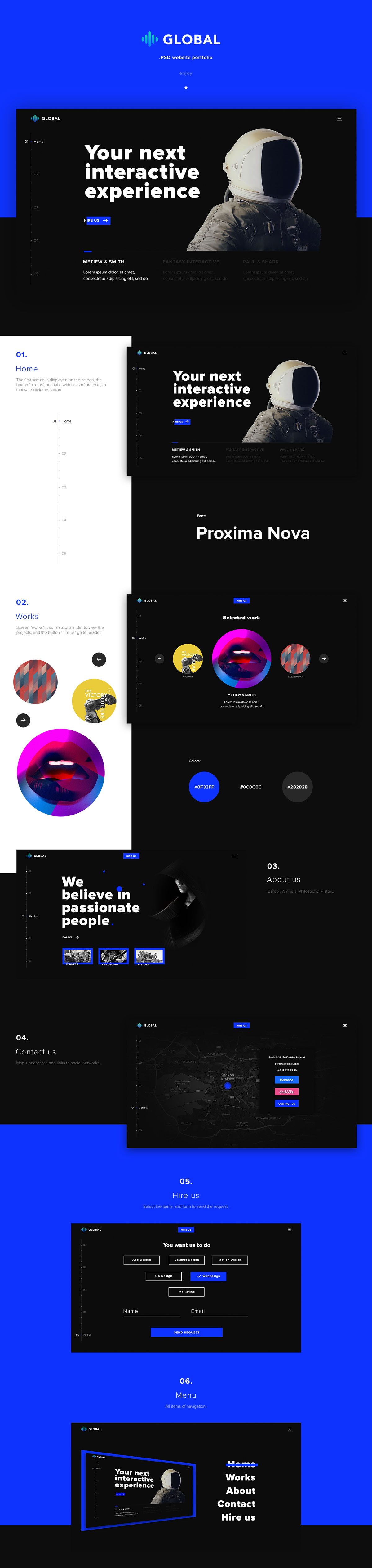 Global - Free PSD and HTML Website Template