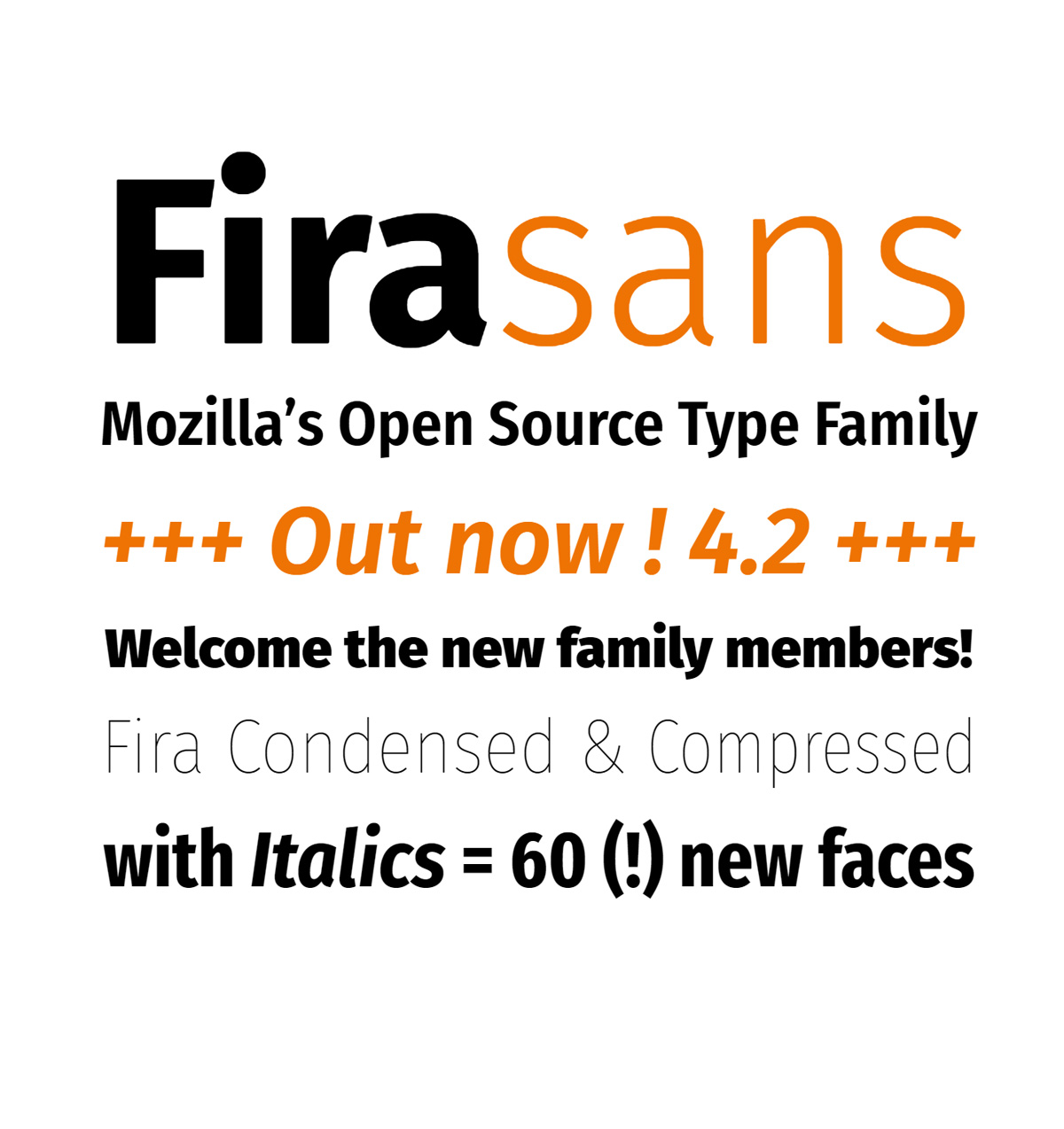 Fira Sans: A Free Font Family by Mozilla