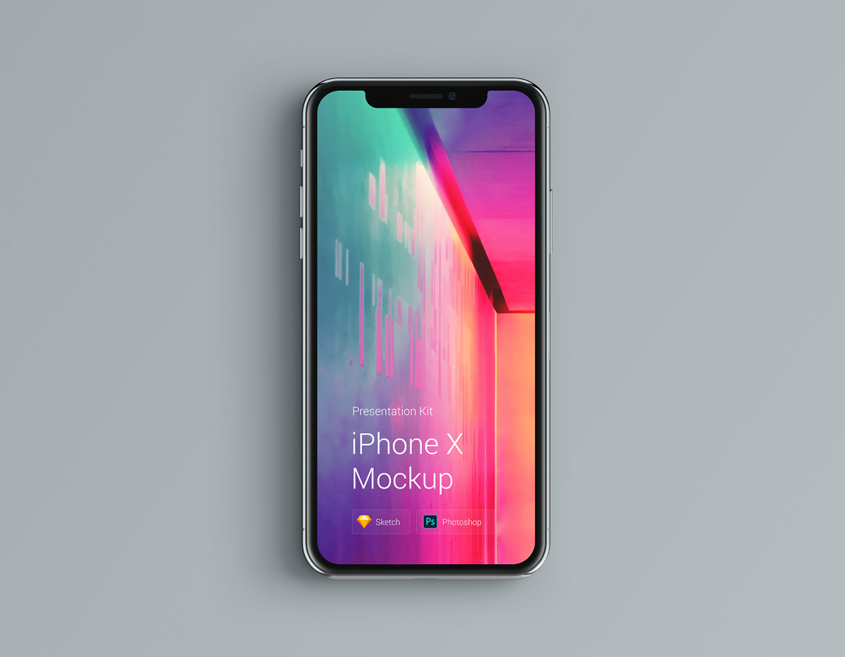 iPhone X Mockup Changeable Color