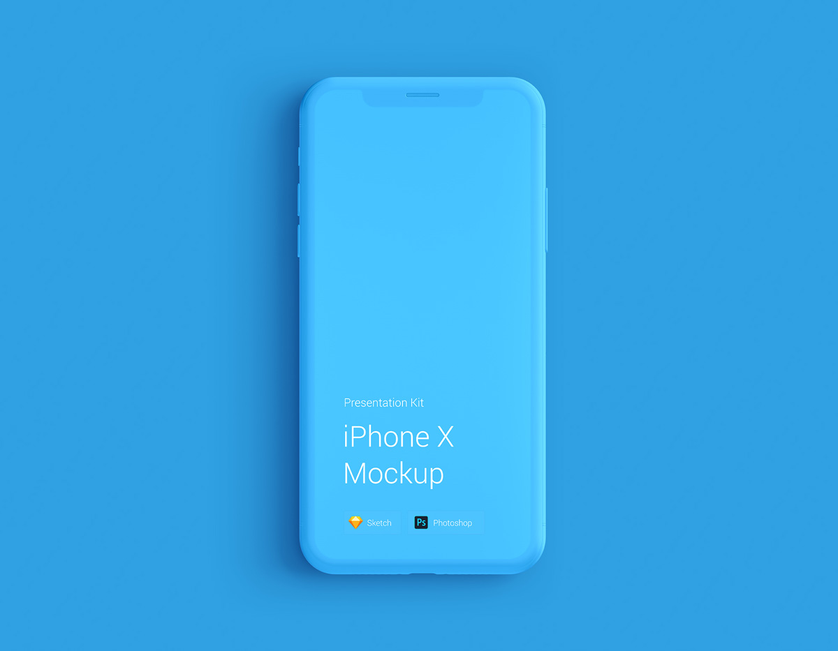 iPhone X Mockup Changeable Color