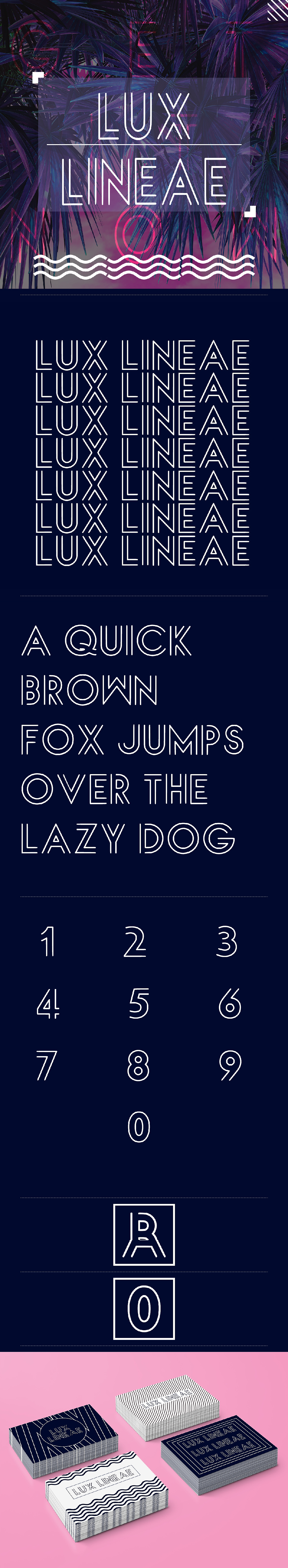 Lux Lineae Free Display Font