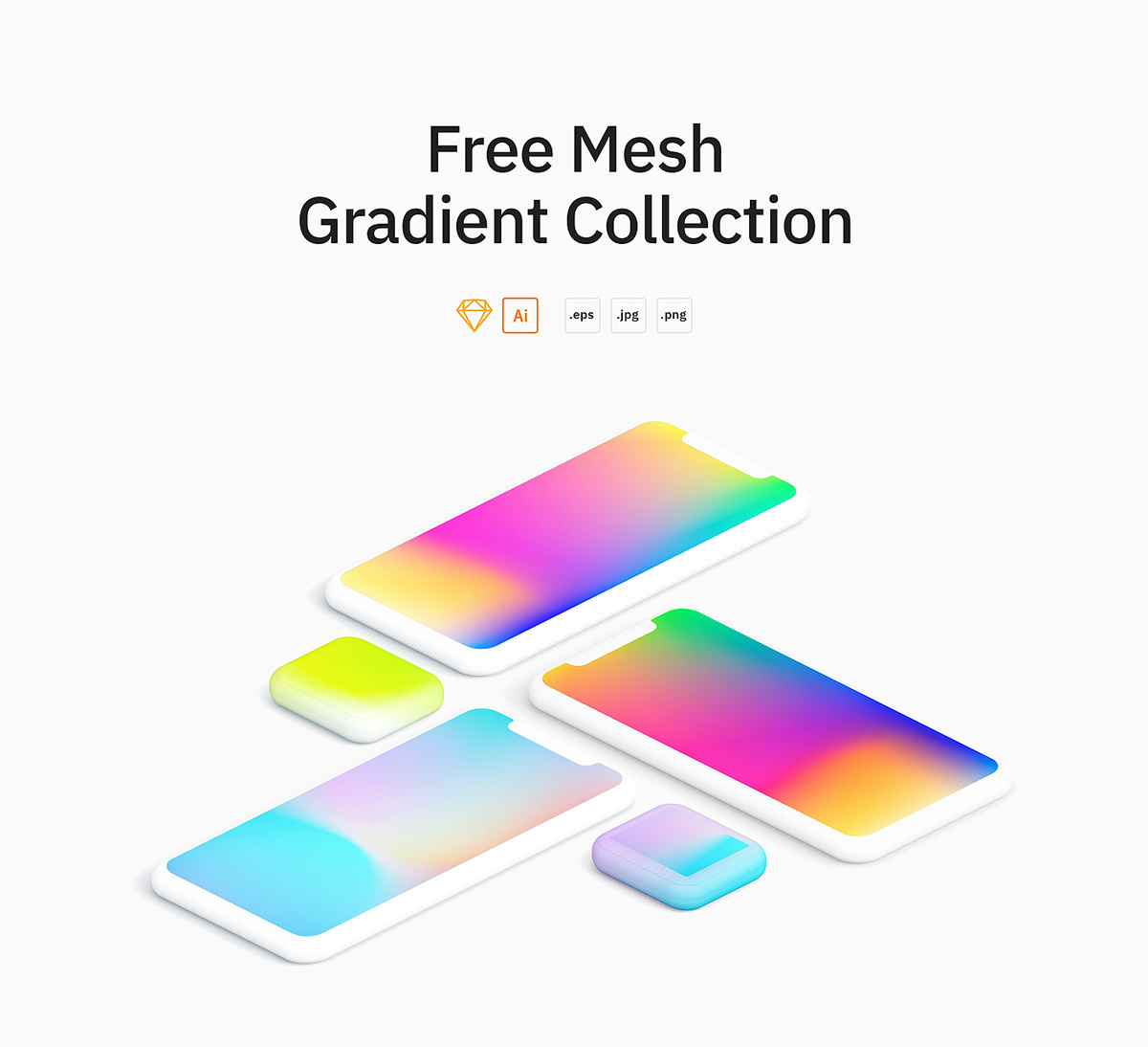 Free Gradient Mesh Pack - 1