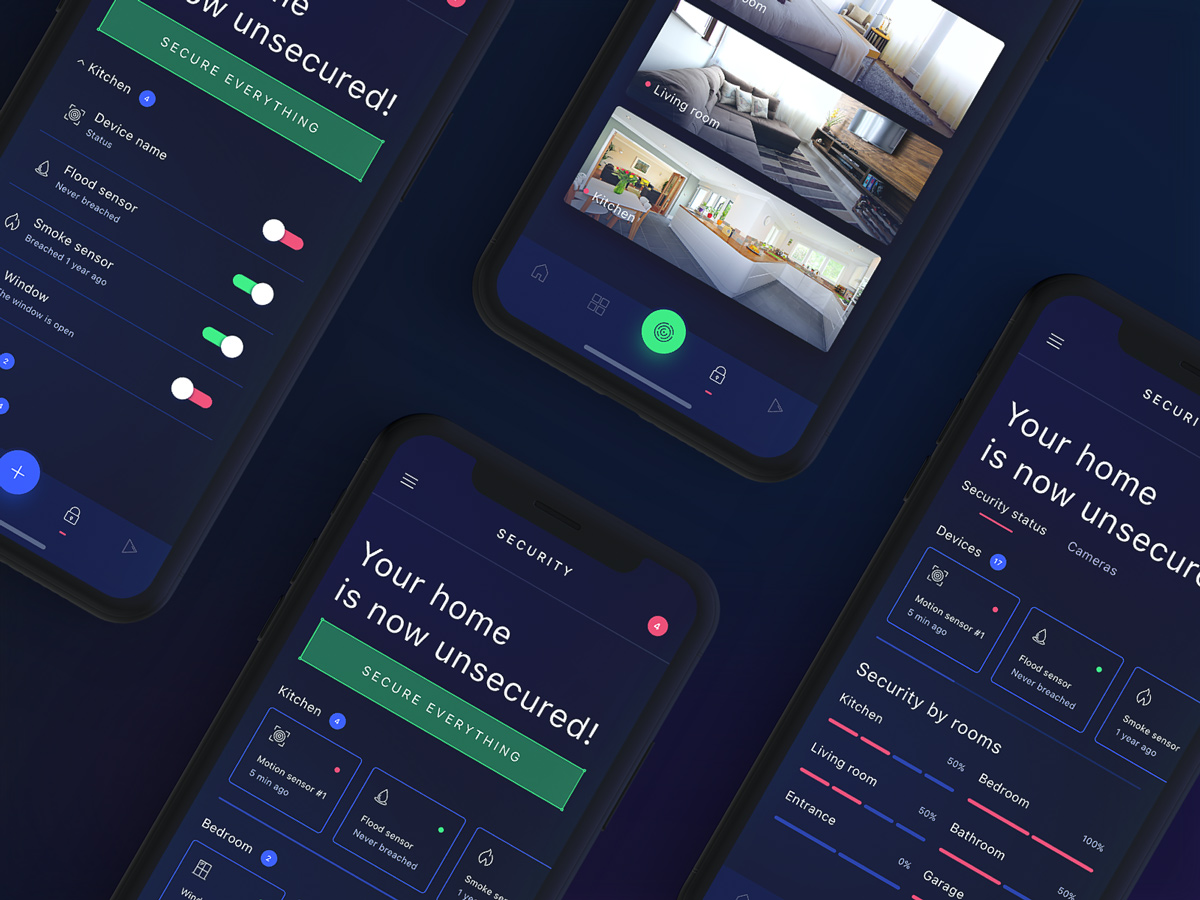 HIVO Smart Home Free UI Kit 01