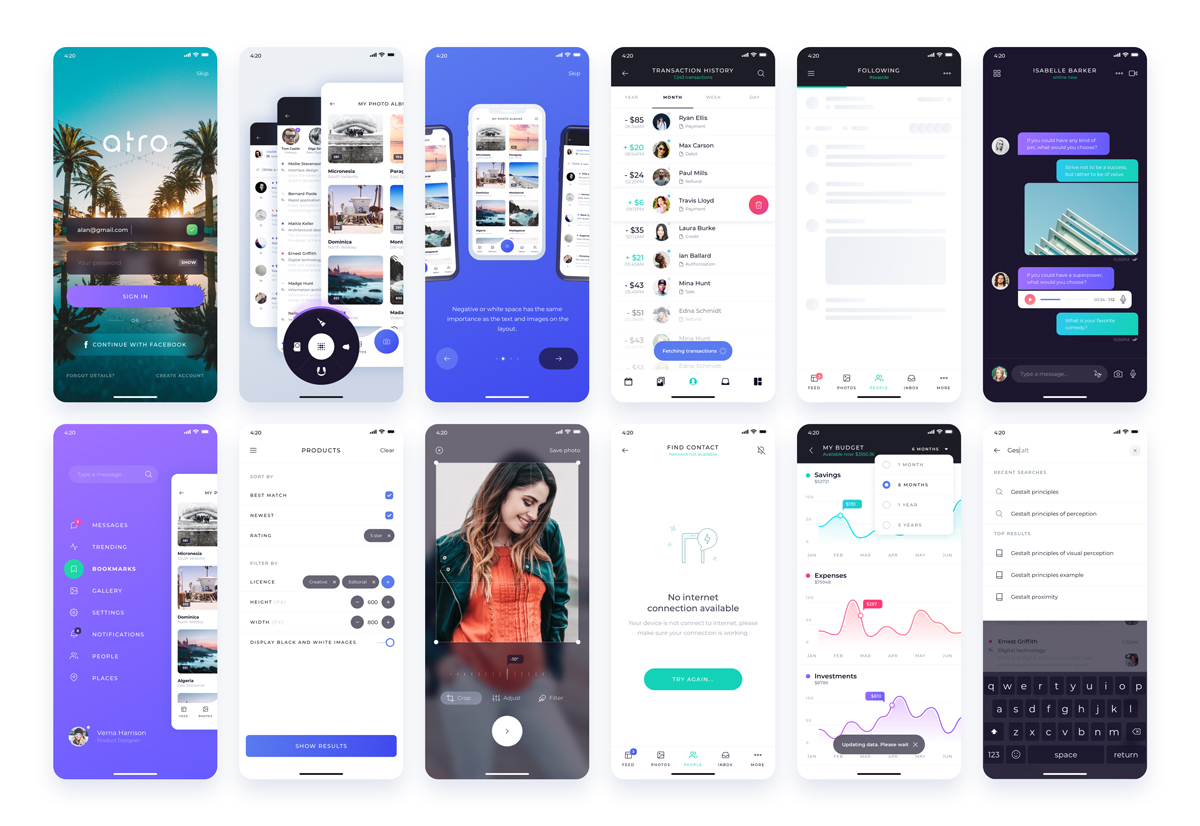 Atro Free UI Kit - 03