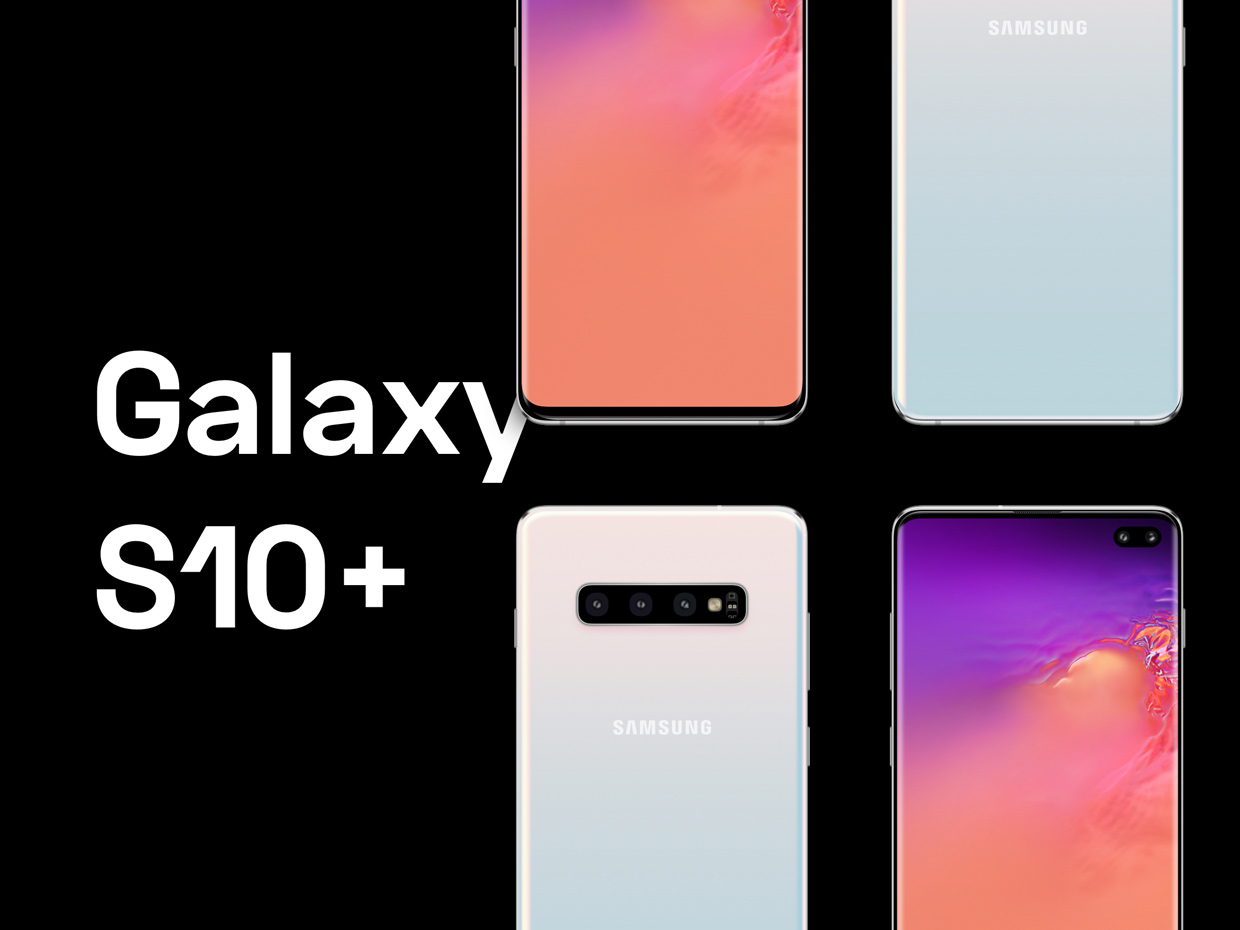 Galaxy S10+ Free Mockup 02