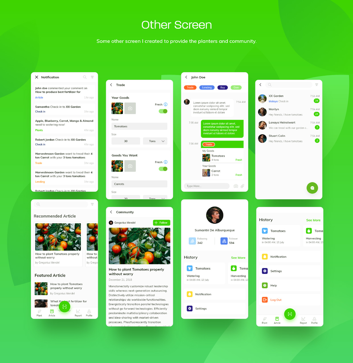 Waplant Mobile Apps Free UI kit 04