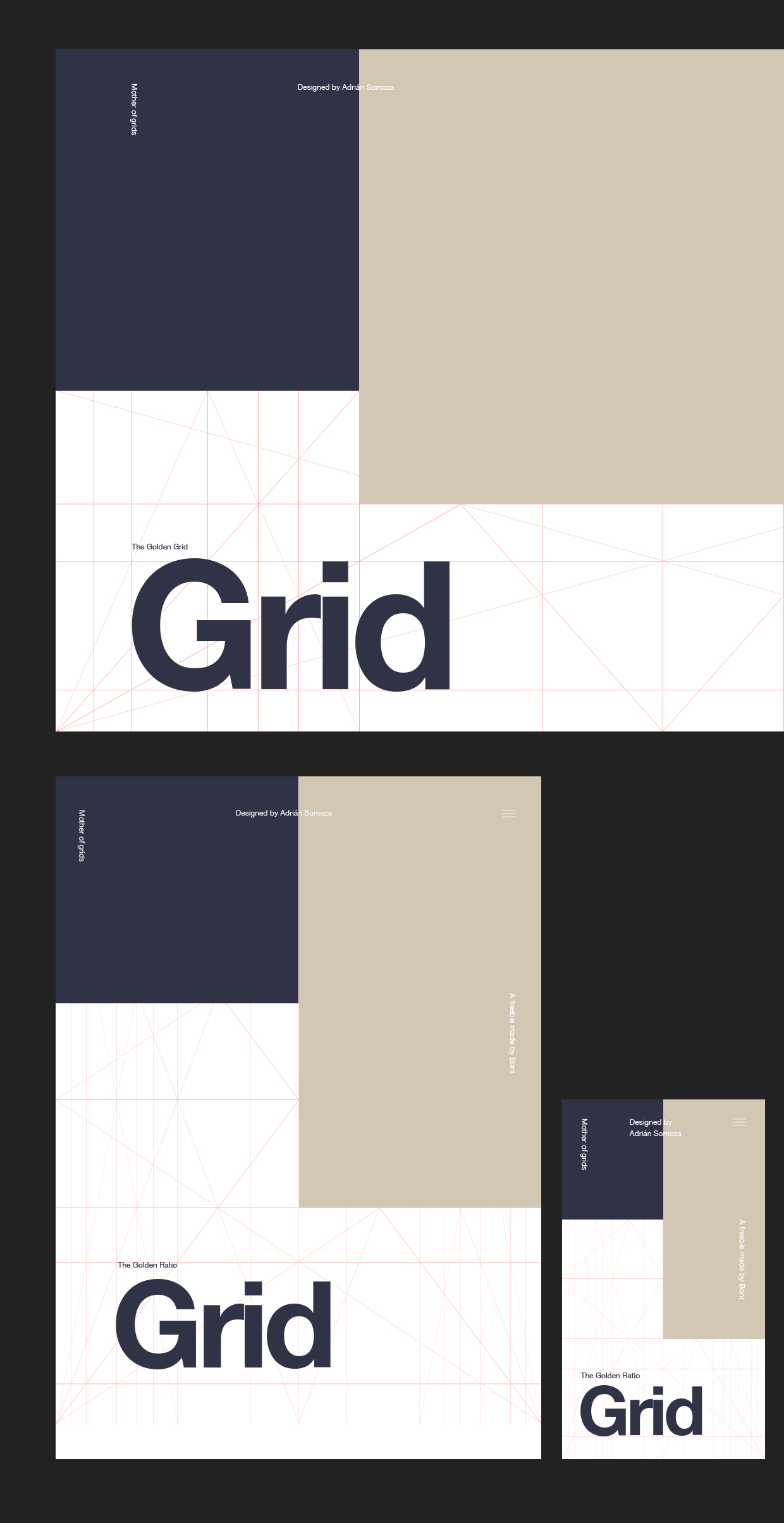 Golden Canon Grid Freebie