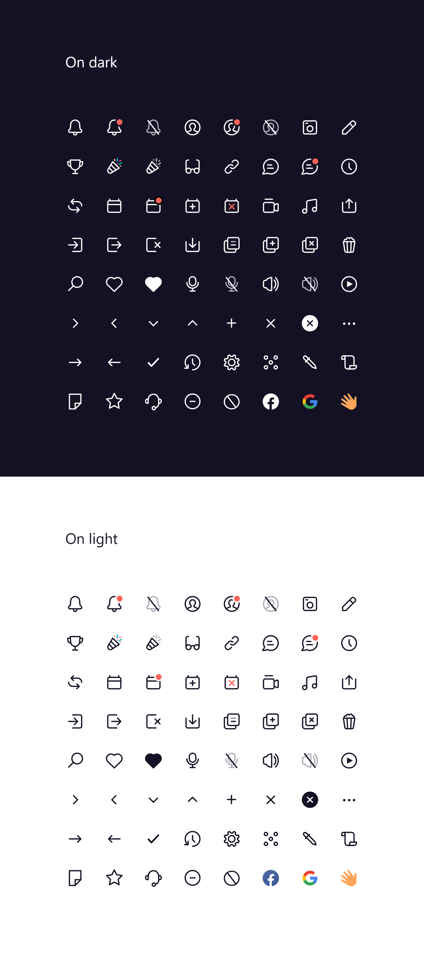 126, 24x24 Free Vector Icons Set