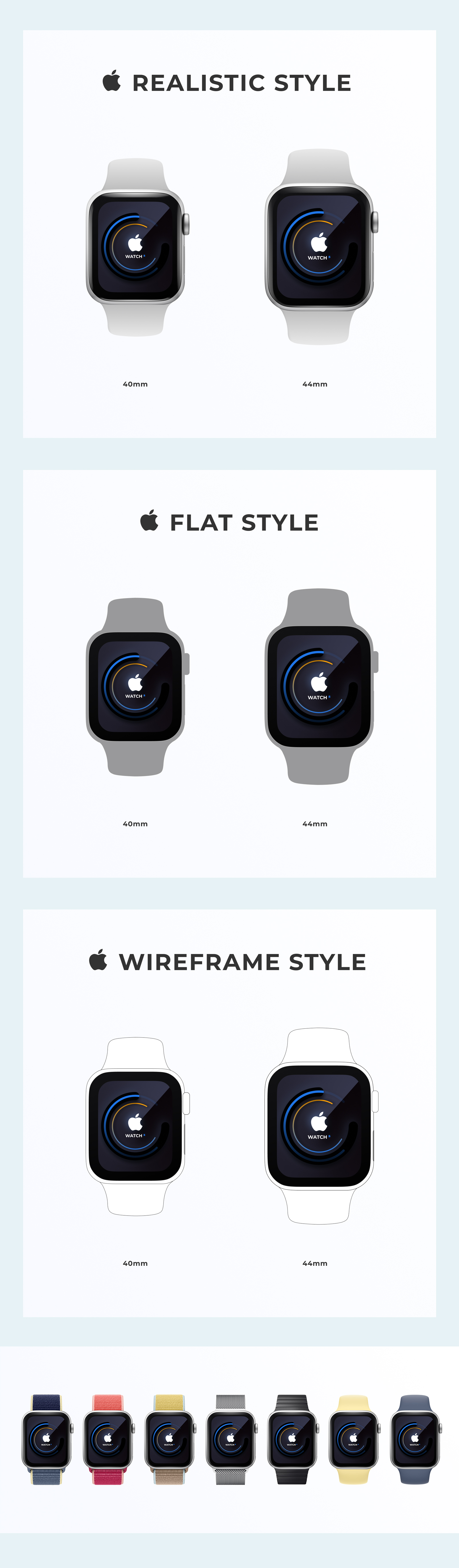 Apple Watch Mockup for Figma