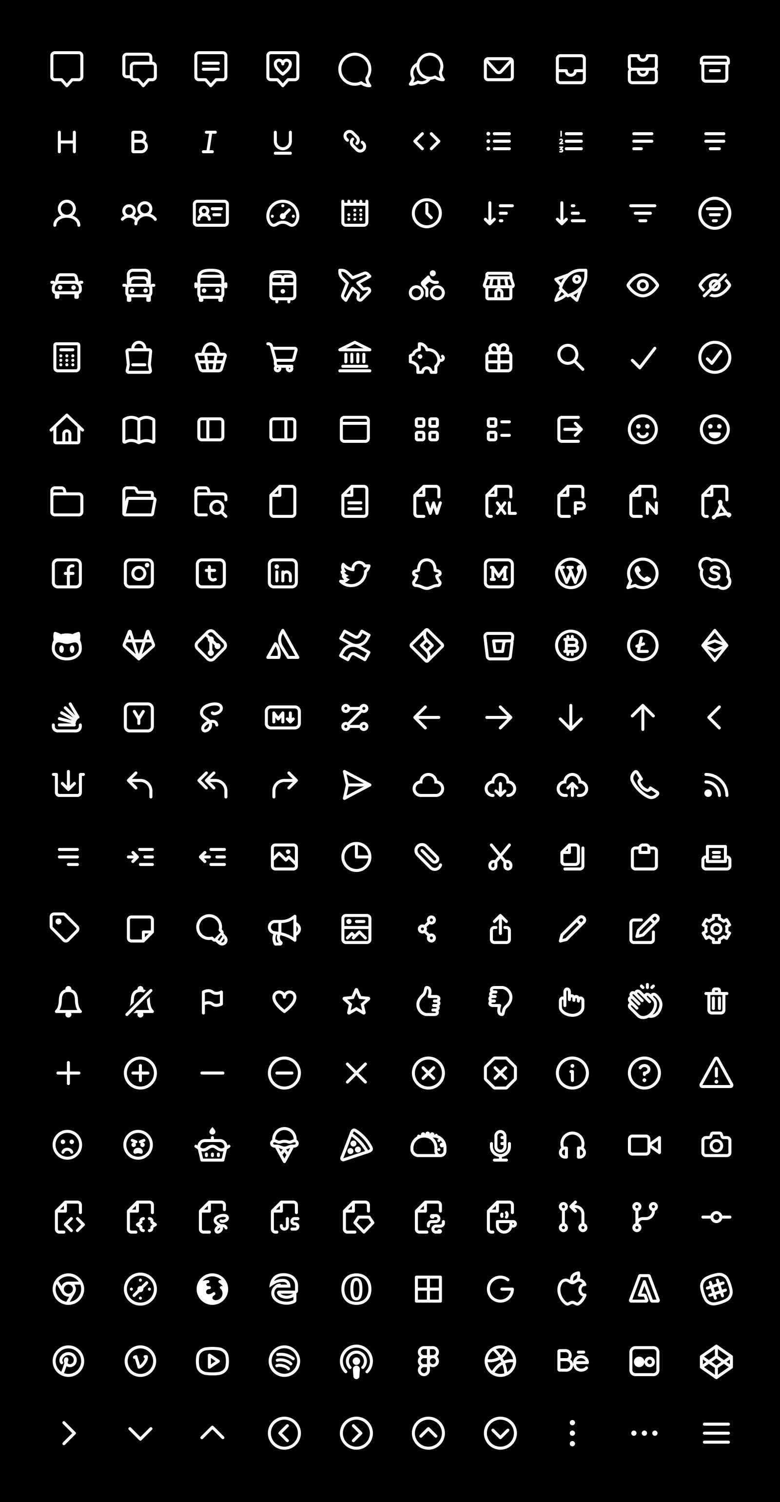 Zest Free Icons