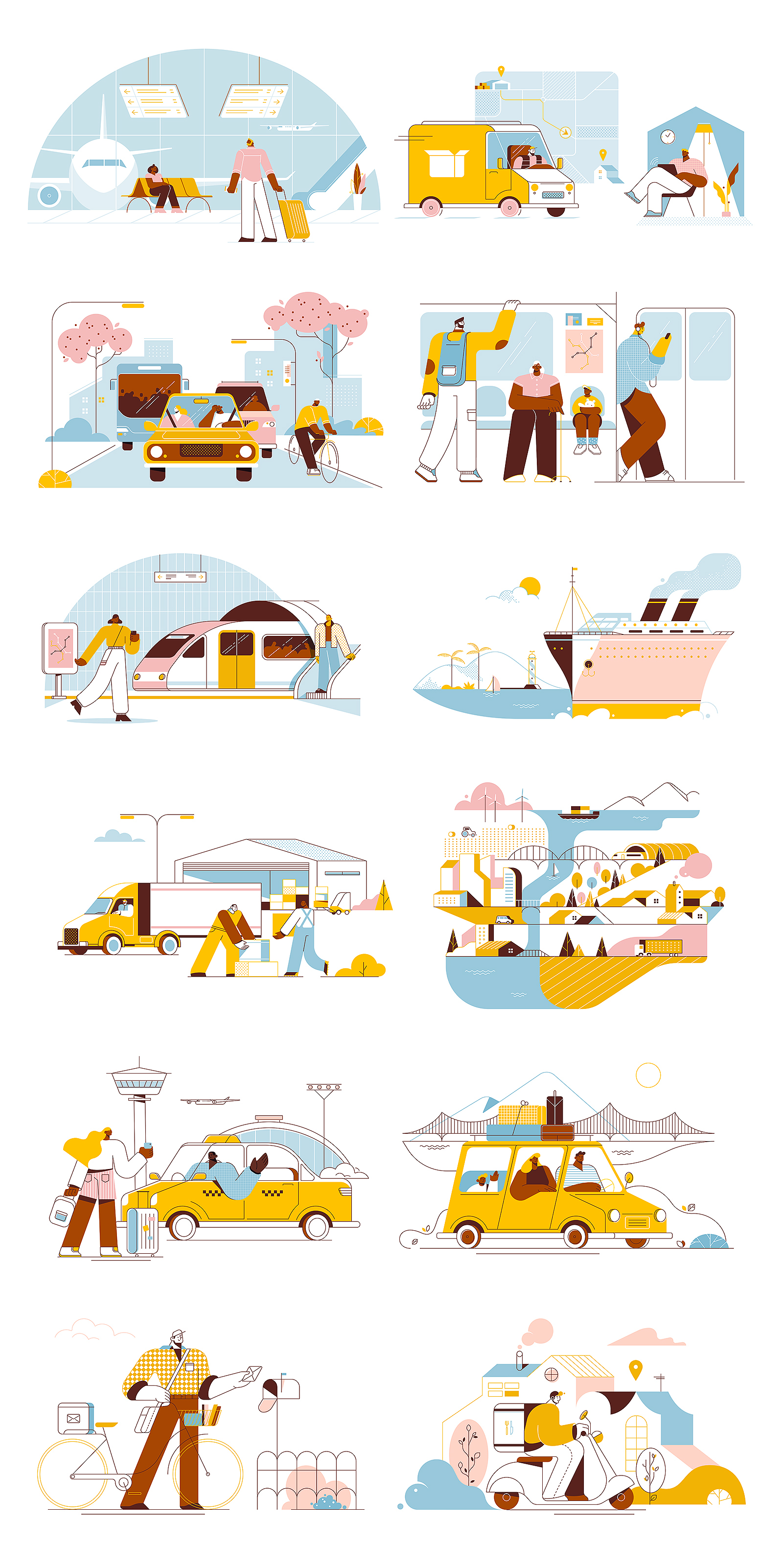 Transport Free Illustrations