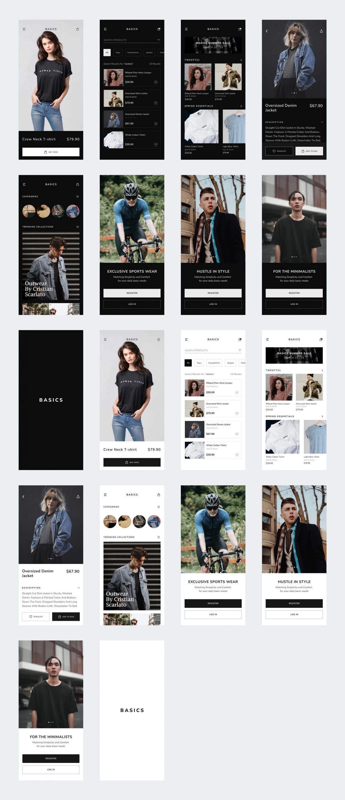 Basics — Ecommerce Free UI Kit