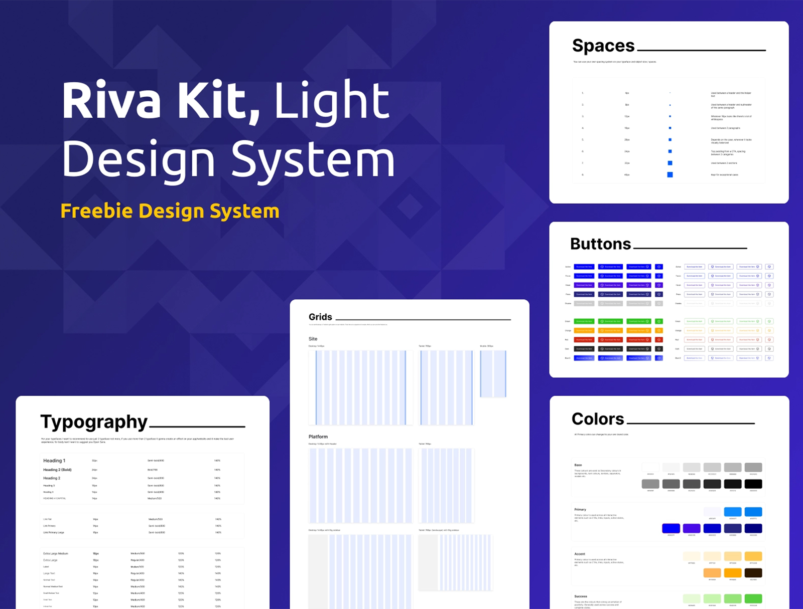 Riva Kit - Free Lightweight Design System