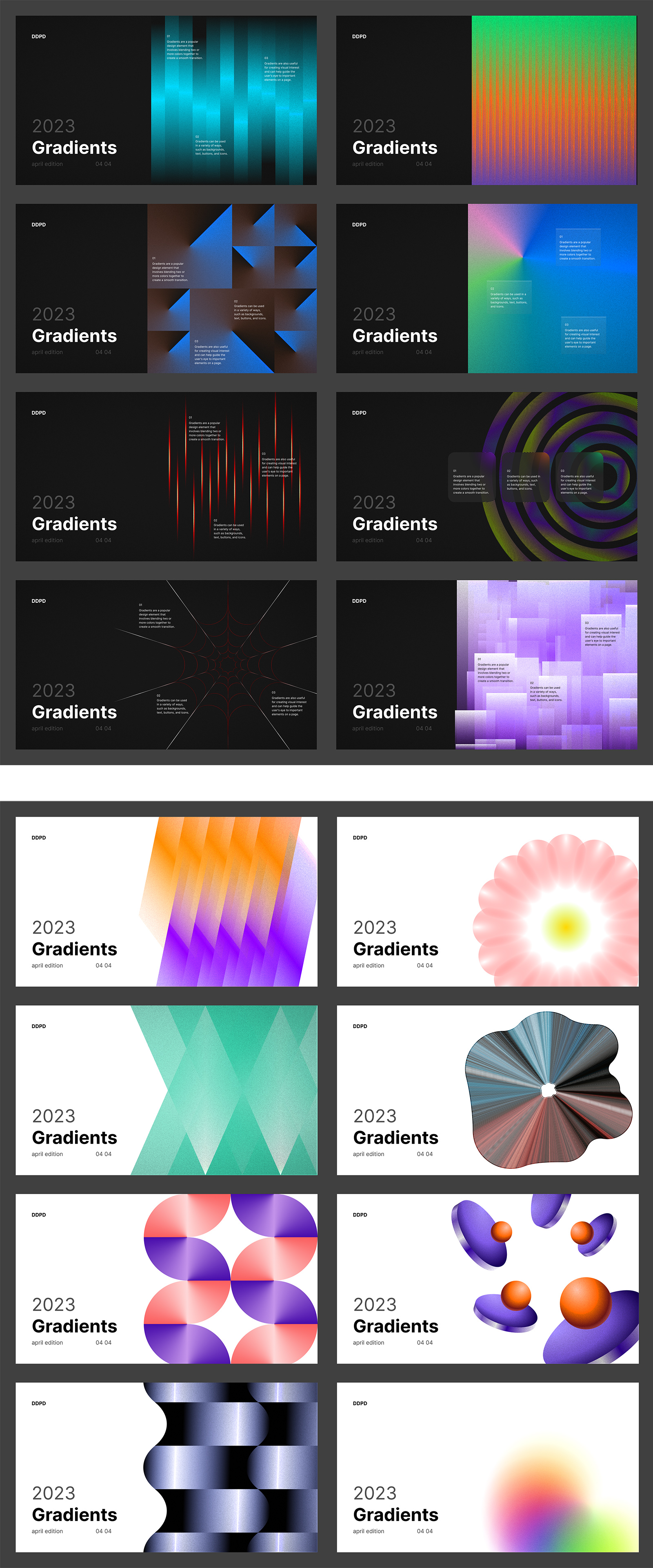 Free Gradients Collection Built with Figma