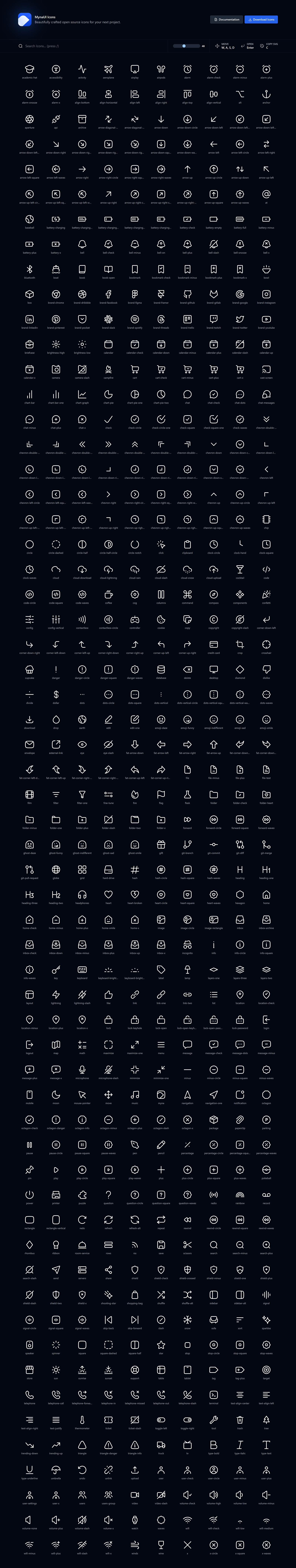 MynaUI Icons - Free & Open Source Icons