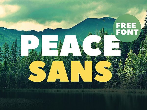 Peace Sans - Free Bold Font
