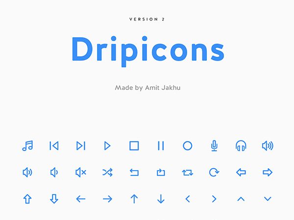Dripicons v2: 200 Free Icons Plus Webfont