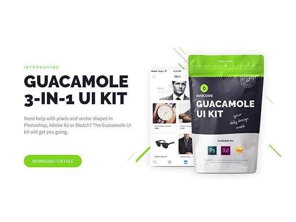 Guacamole 3-in-1 UI Kit
