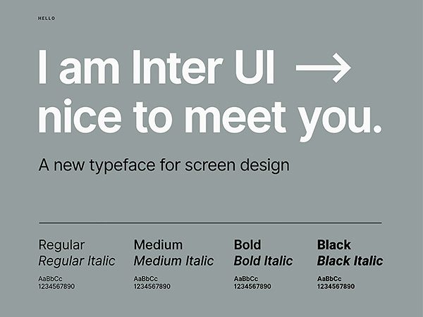 Inter UI: A Free Font for Highly Legible Text