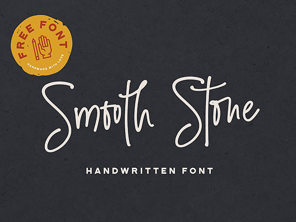 Smooth Stone Free Handwritten Font | Theme-UI