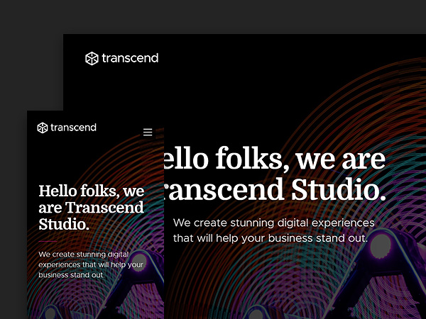 Transcend - Free Agency Website Template | Theme-UI