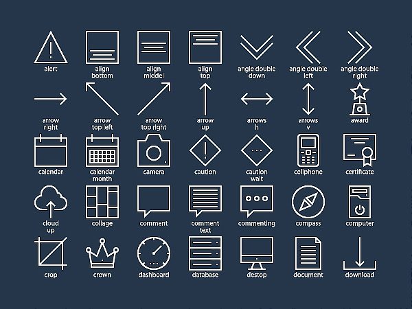 Free 260 Essential Mixed Web Icons