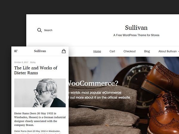 Sullivan - Free Wordpress Theme With WooCommerce Support