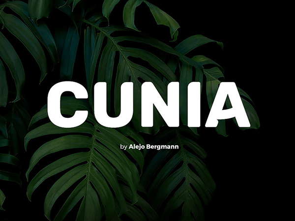 Cunia - Free Display Font | Theme-UI