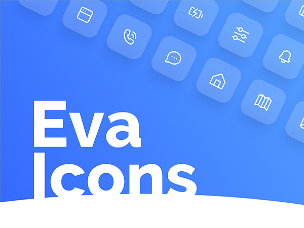 Eva Icons - 480 Outline & Fill Free Icons Pack