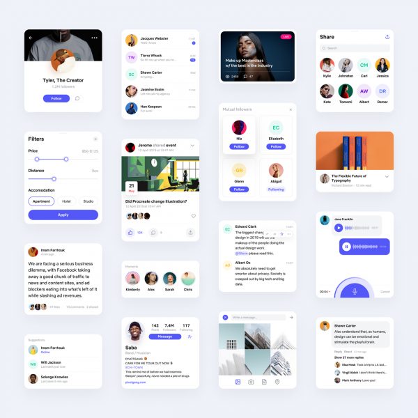 Social UI Kit | Theme-UI