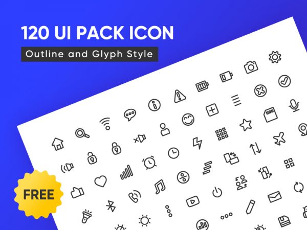 Free 120 UI Pack Icon
