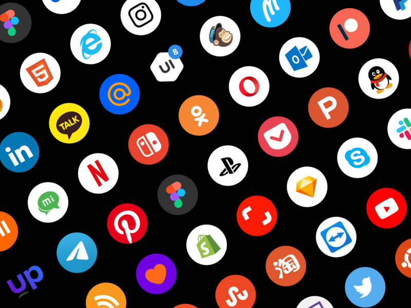 Free Social Icons | Theme-UI
