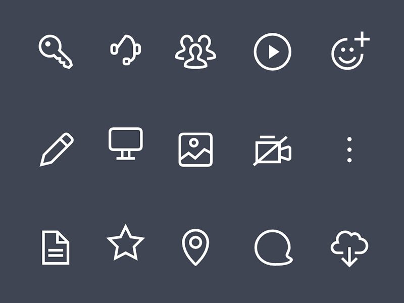 Icon Set Freebie for Sketch