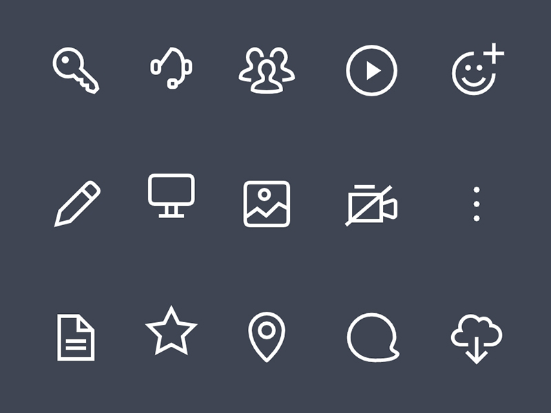 Icon Set Freebie for Sketch | Theme-UI