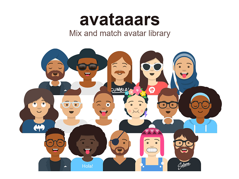 Avataaars — Avatar Illustrations Free Sketch Library | Theme-UI