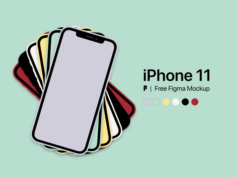 Simple iPhone 11 Mockup for Figma