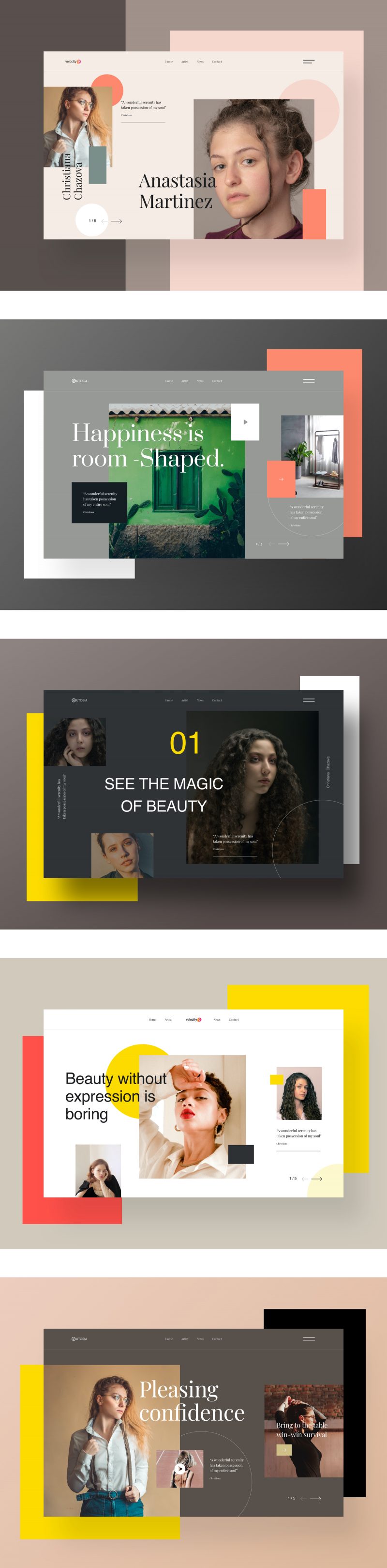 Free Website Header Designs for Sketch | Theme-UI