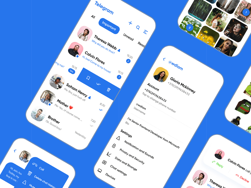 Download Telegram Redesign Free Ui Kit For Figma Theme Ui