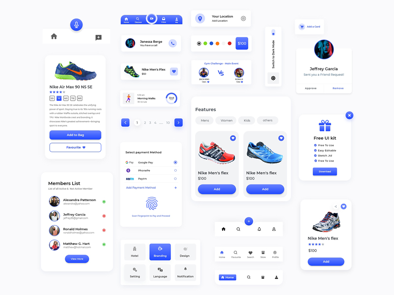 Download Free Ui Kits For Your Design Projects Theme Ui