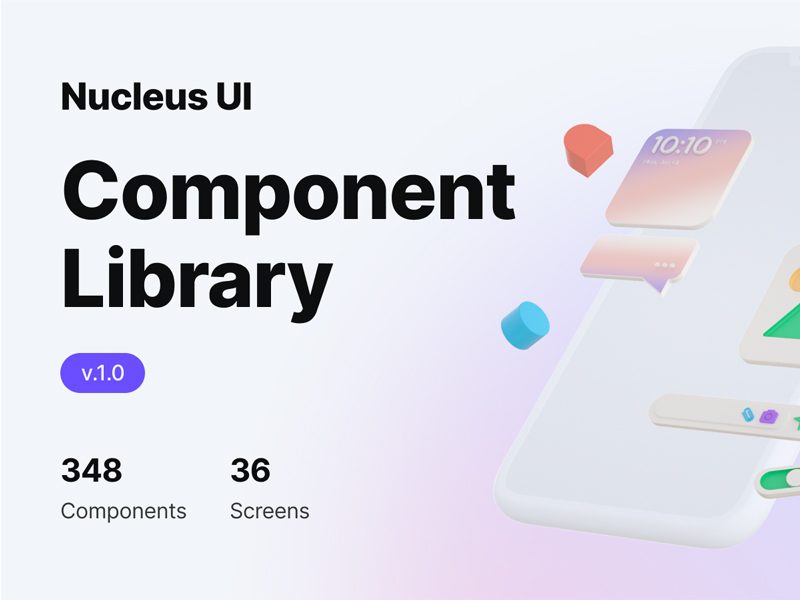 Nucleus UI — Free UI Component Library for Figma