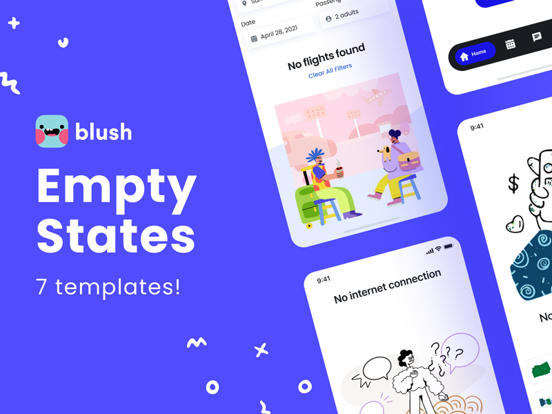 Empty States Free UI Kit for Figma