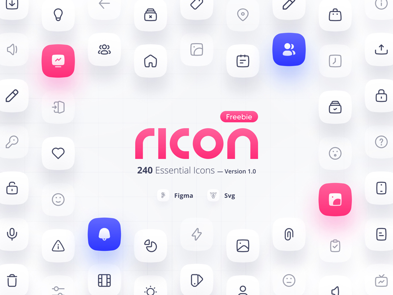 Ricon v.1 — Essential Interface Free Icons