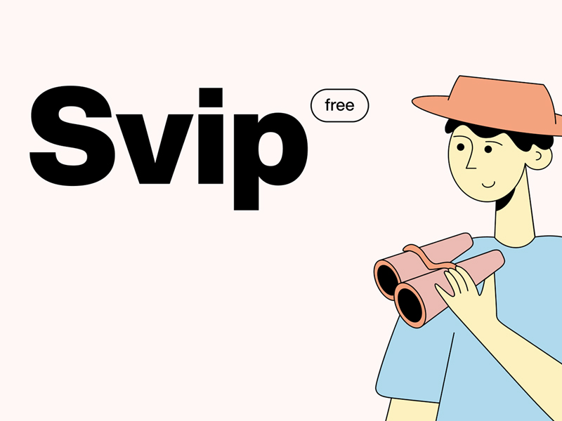 Svip Free Illustrations for Figma