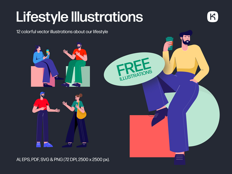 Lifestyle Free Illustrations