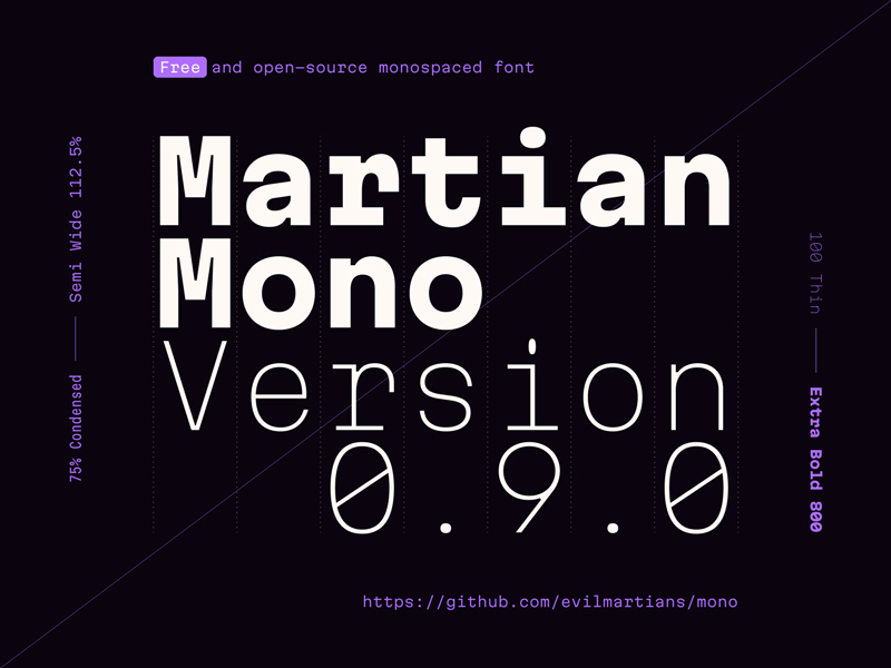 Martian Mono Free Font