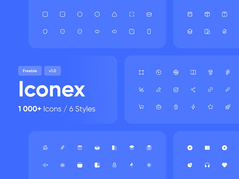 Iconex — 1000+ Free Icons For Figma