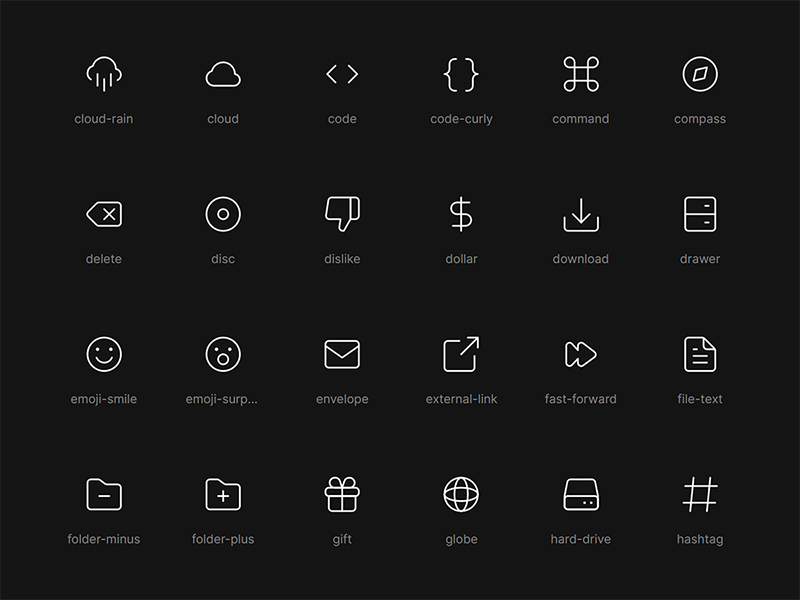Atomicons — Beautiful & Highly Customizable Free Icons