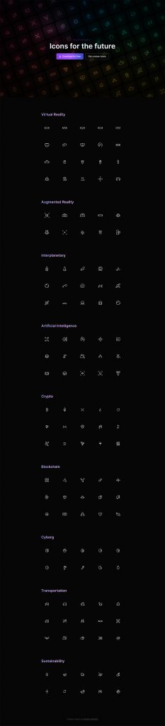 Futicons - Free Icons for the Future | Theme-UI