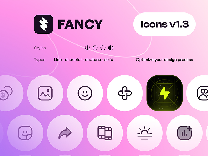 Free Fancy Icons – 800 Essential Free Icons