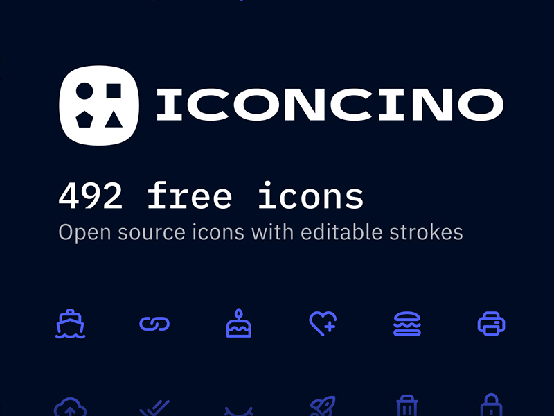 Iconcino Free Icons